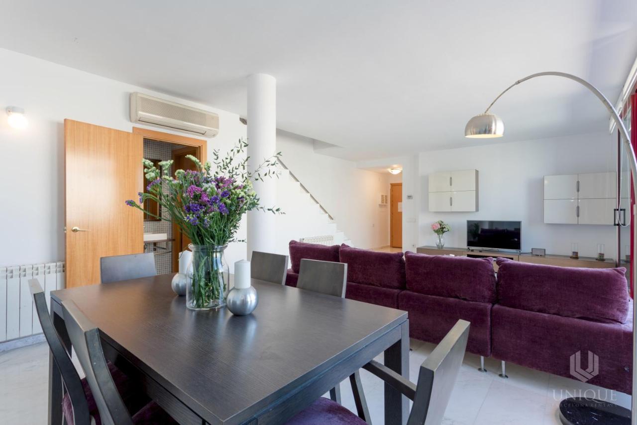 Unique Rentals - Stylish Seafront Duplex Barcelona Exteriör bild