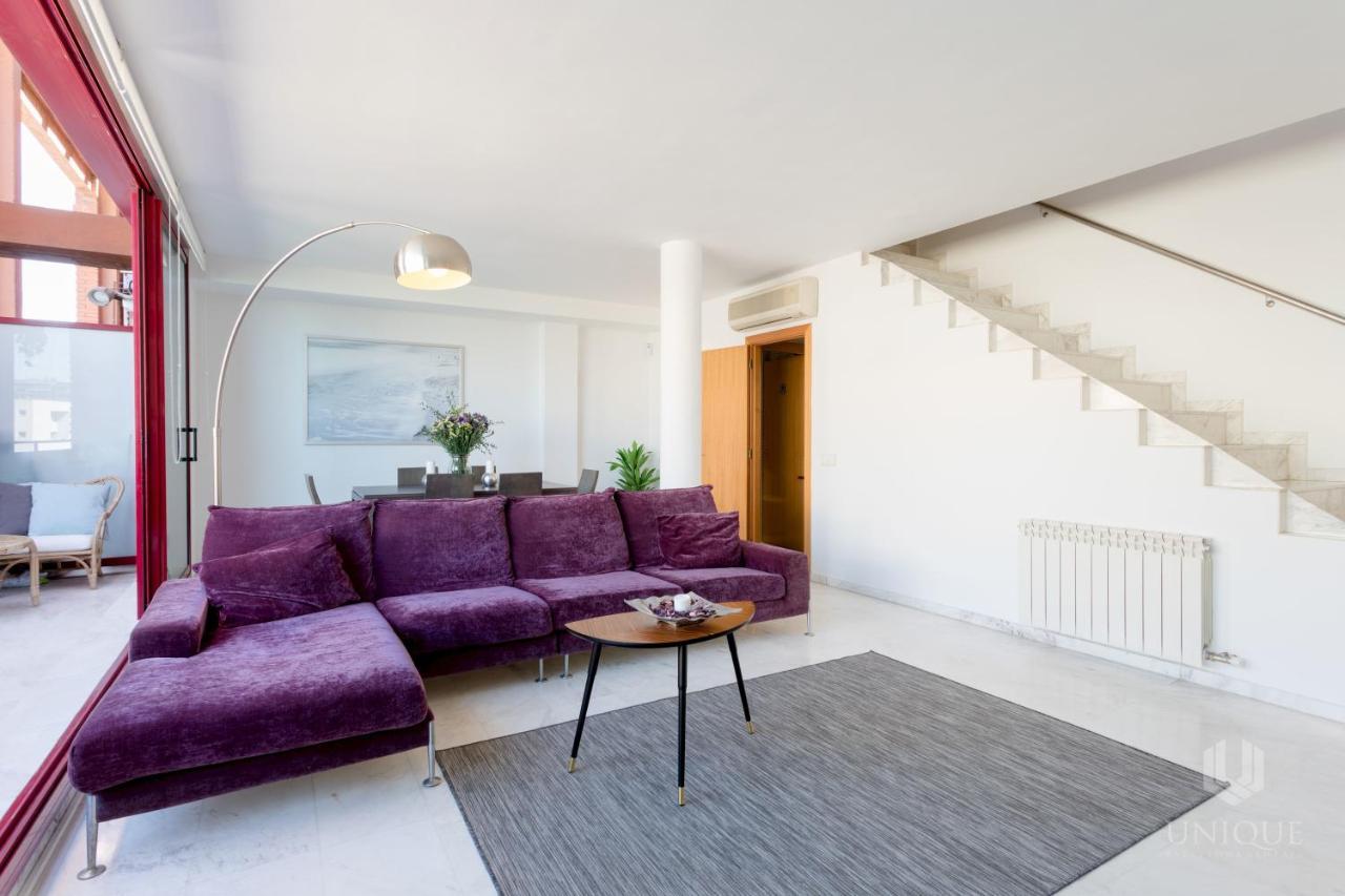 Unique Rentals - Stylish Seafront Duplex Barcelona Exteriör bild